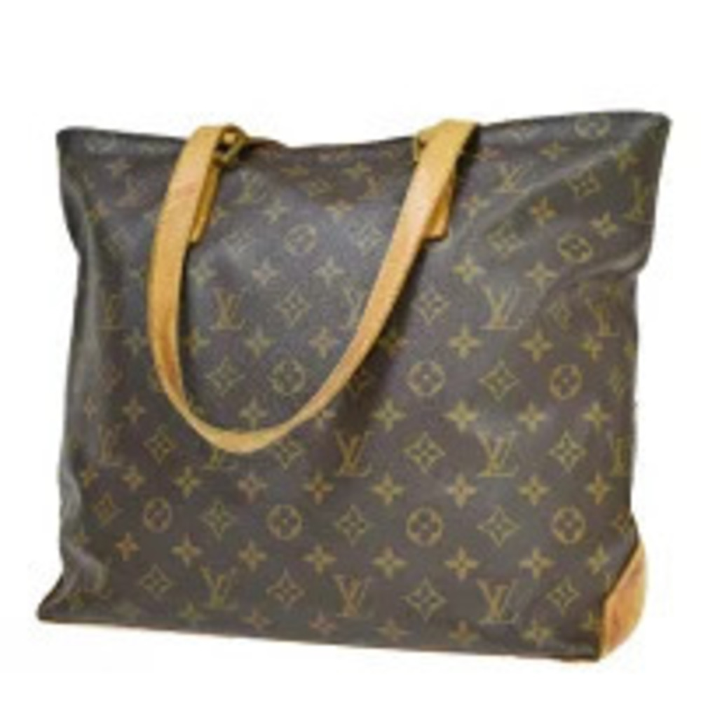 Louis Vuitton Cabas Mezzo Shoulder Bag Tote Monogram Leather